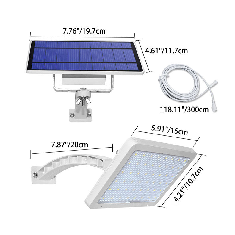 Square Plastic Garden Outdoor Light