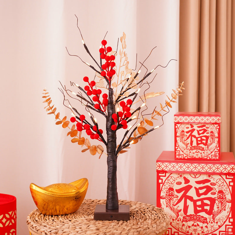 Holiday Decor Birch Tree Floor Lamp