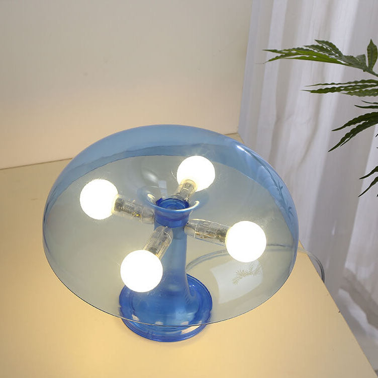 Mushroom Polyester Carbonate 4-Light Table Lamp