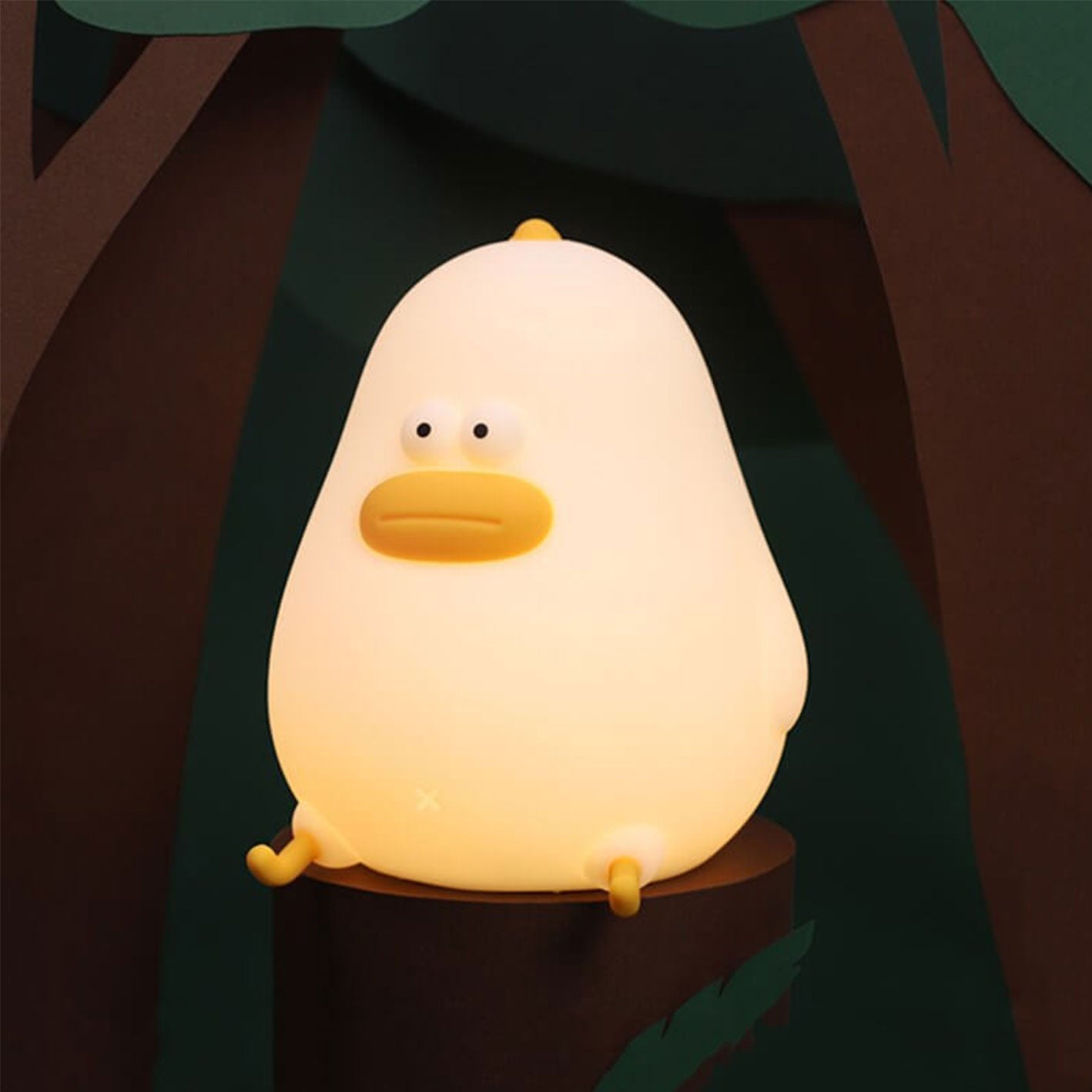 Cartoon Silicone Chick Night Table Lamp