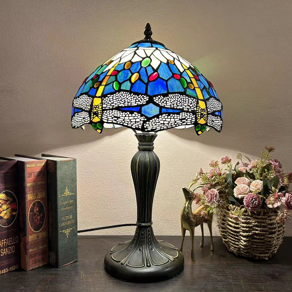 Round Dome Flower Alloy Table Lamp