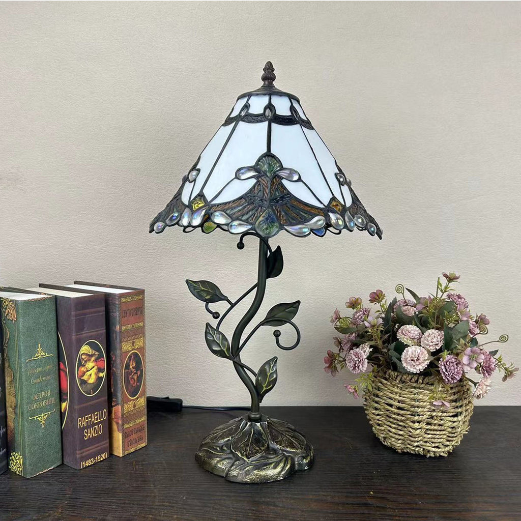 Resin Glass Dome Conic Table Lamp