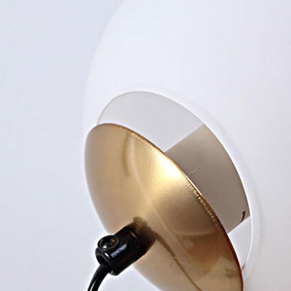 Spiral Circle Glass Ball Table Lamp
