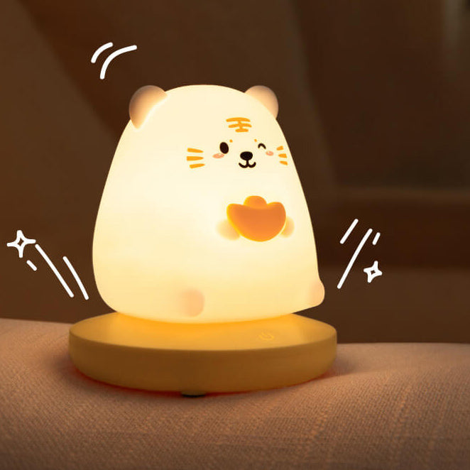 Silicone Animal Rechargeable Night Table Lamp