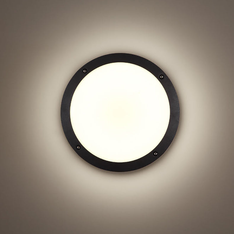 Aluminum Acrylic Circle Round Outdoor Light