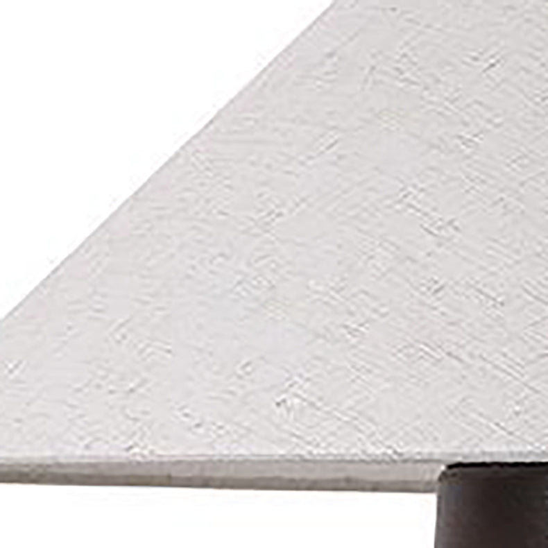 Round Jar Ceramic Fabric Table Lamp