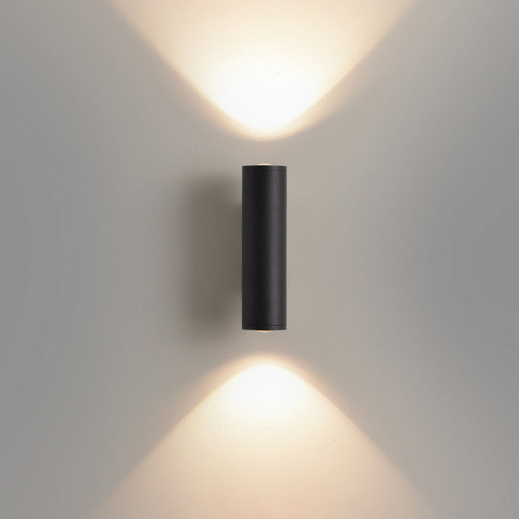 Cylinder Iron Aluminum Bedroom Wall Lamp