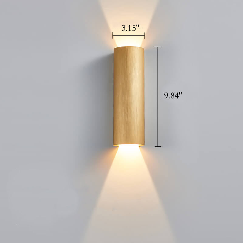 Aluminum Cylindrical Wall Lamp