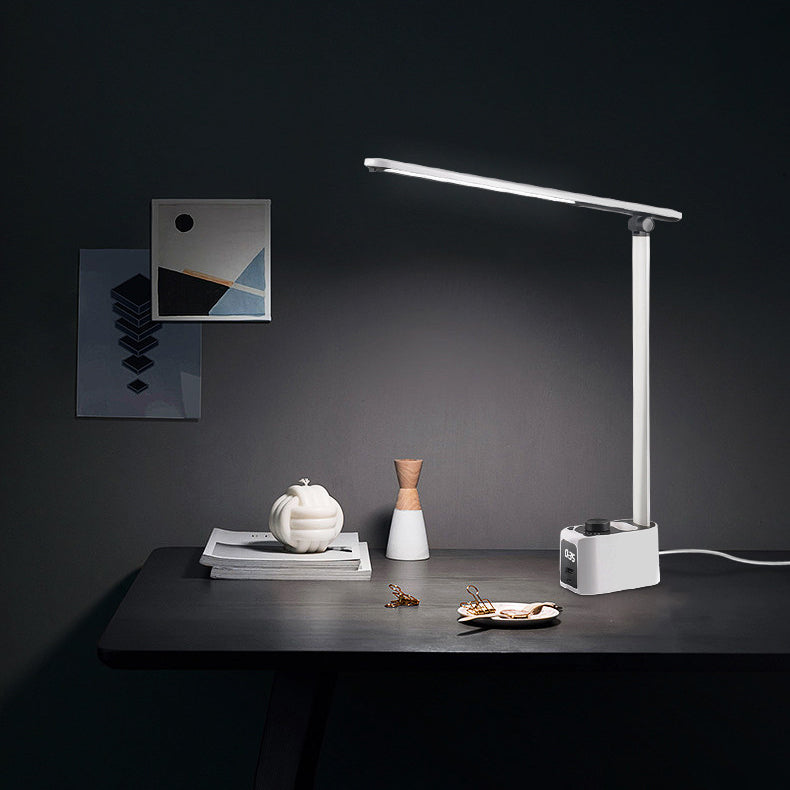 Collapsible Long ABS Aluminum Table Lamp
