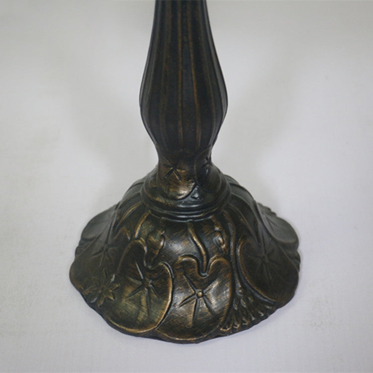 Round Dome Flower Zinc Table Lamp