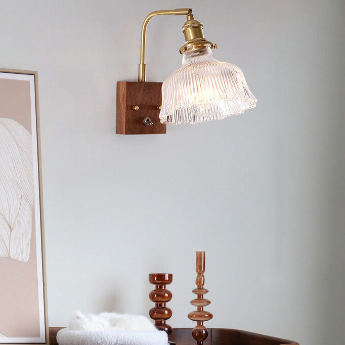 Black Walnut Wall Lamp