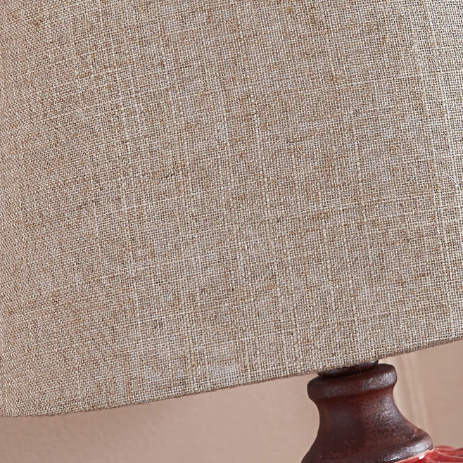 Ceramic Cylindrical Table Lamp