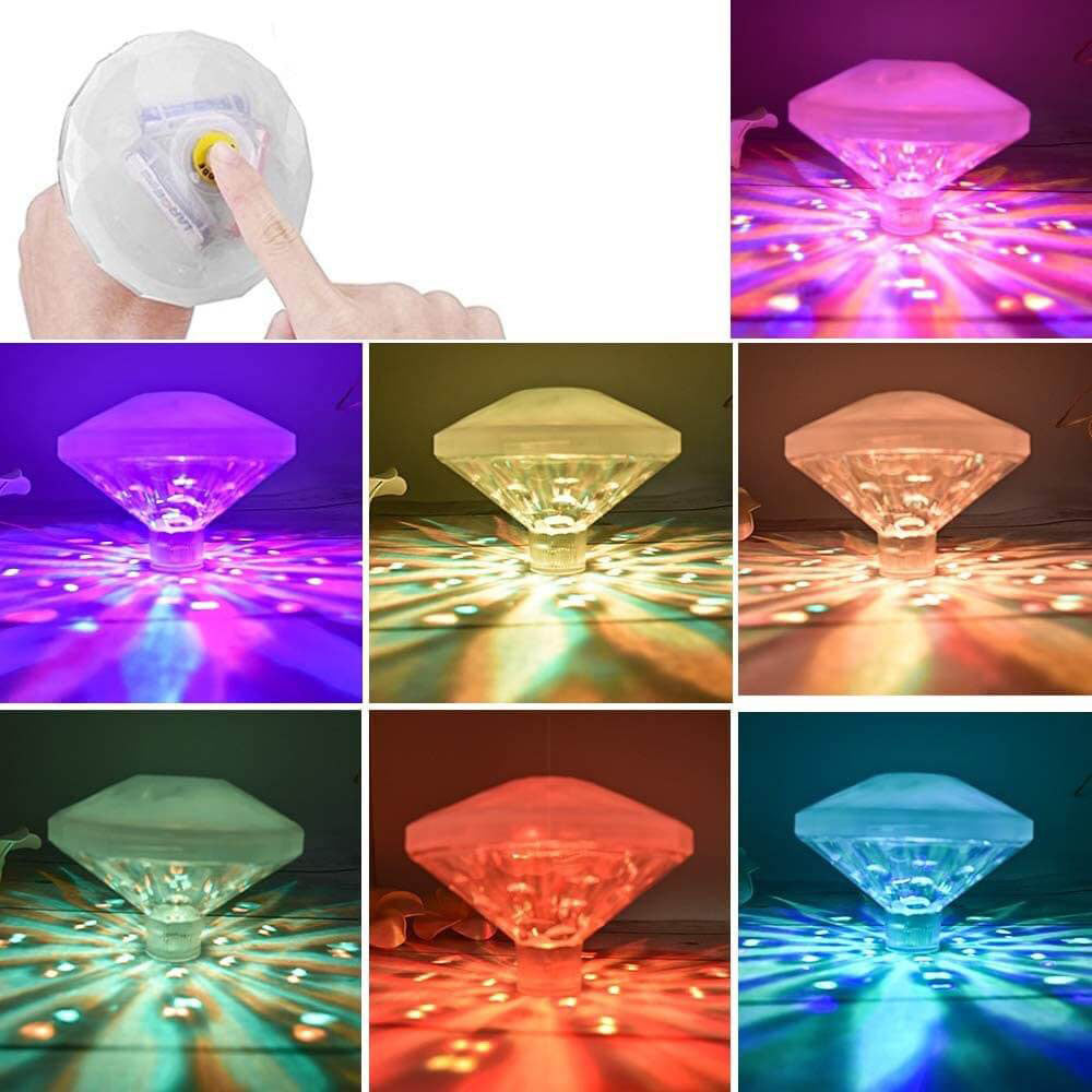 Diamond Shape RGB Color Floor Lamp