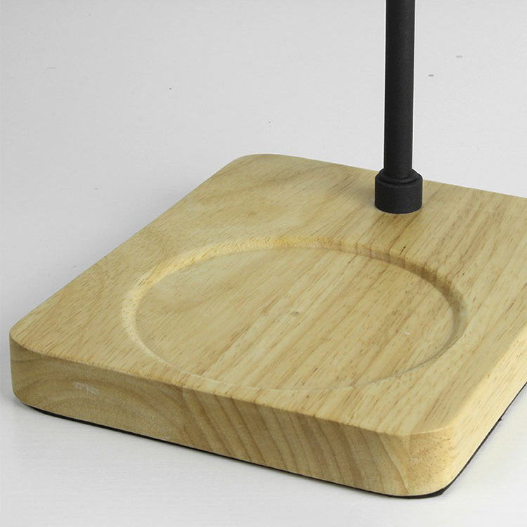 Dome Square Wood Melting Table Lamp