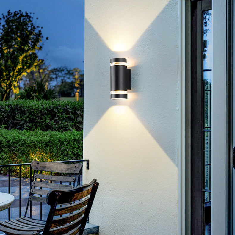 Aluminum Cylinder Up Down Outdoor Light