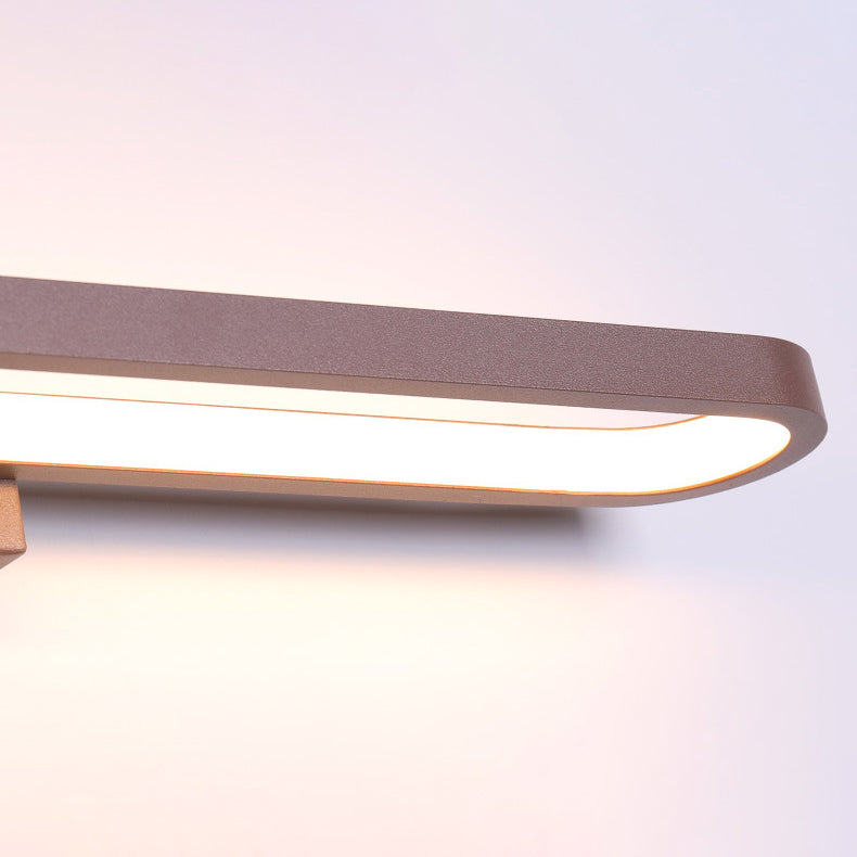Circular Aluminum Vanity Mirror Wall Lamp