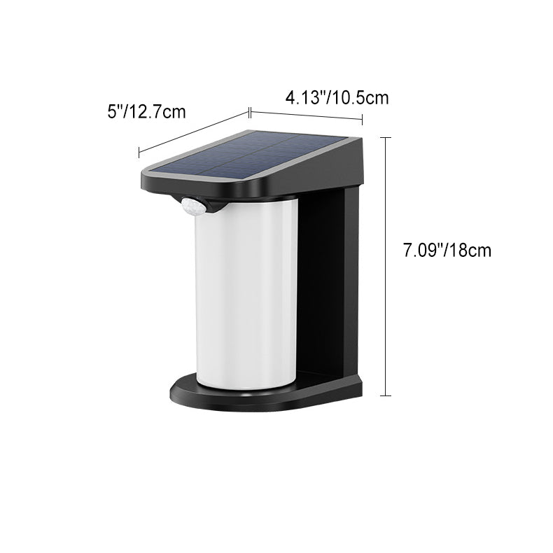Cylinder Human Sensor Patio Outdoor Light