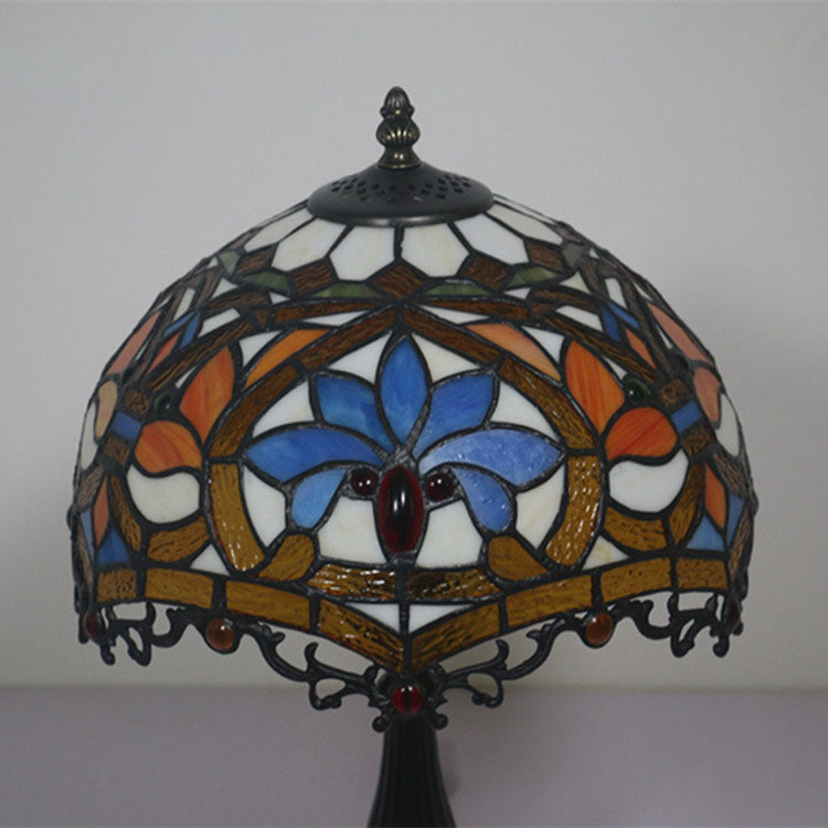 Resin Zinc Alloy Glass Table Lamp
