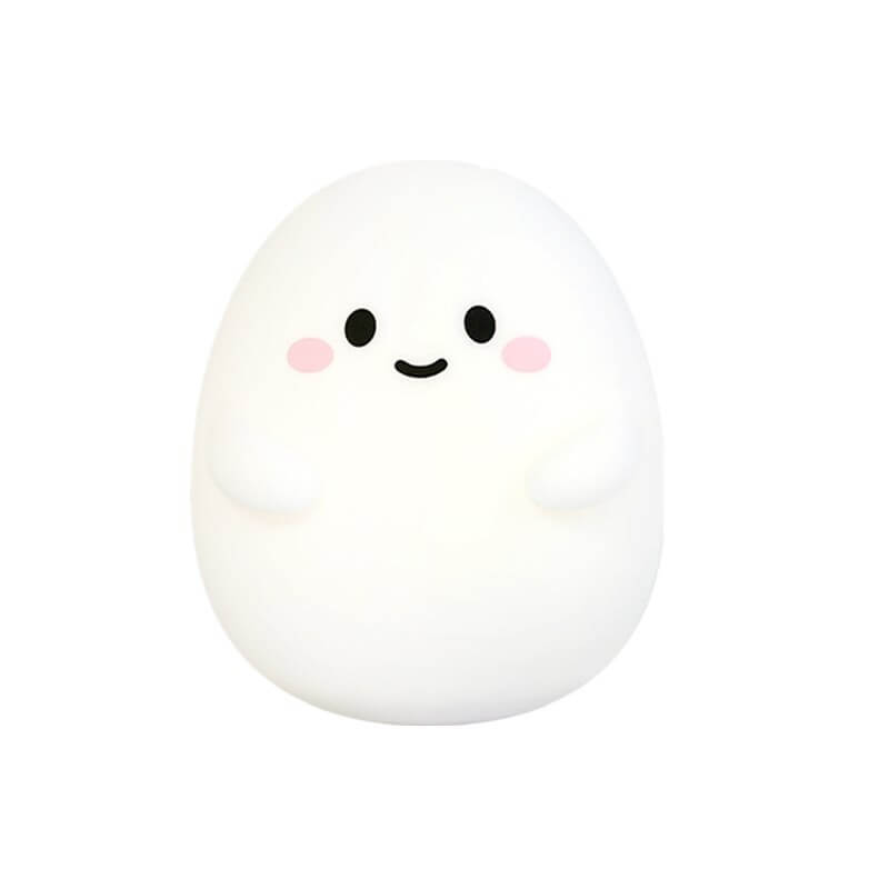 Cartoon Egg Silicone Kids Table Lamp