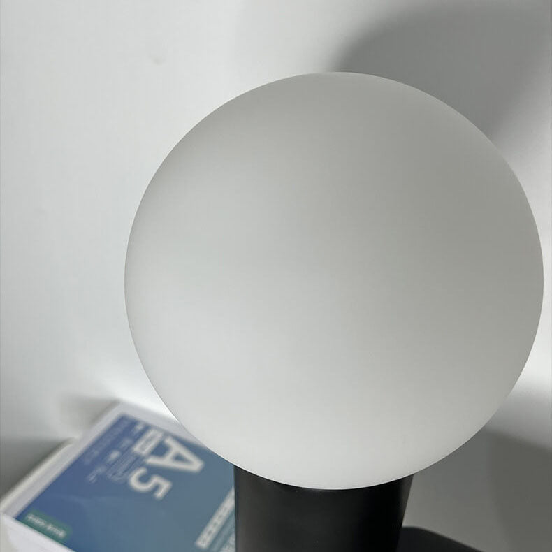 Double-Headed Ball Resin Table Lamp