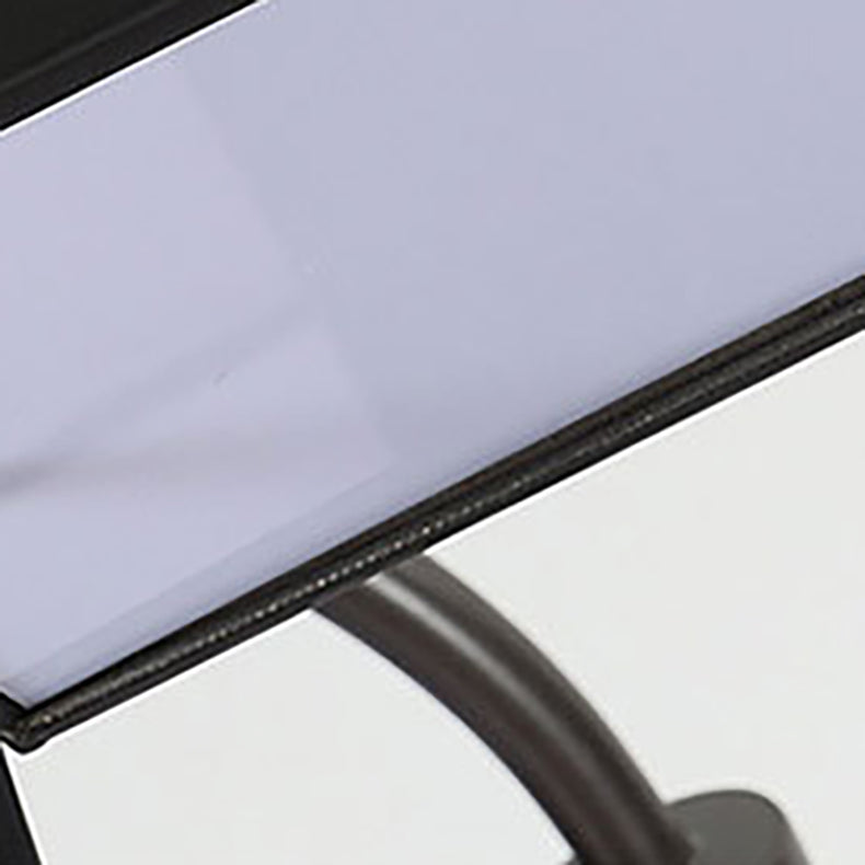 Rectangular Cylinder Iron Leather Table Lamp