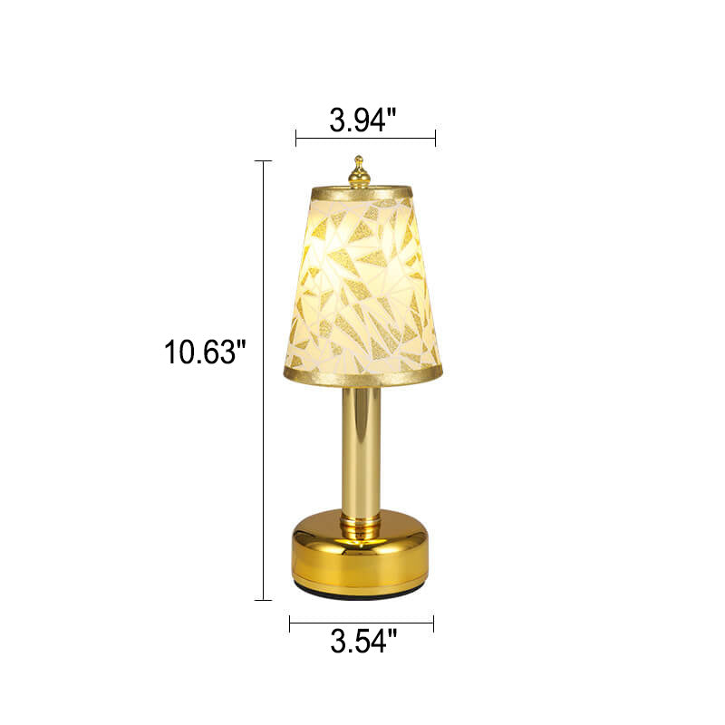 Fabric Crystal Table Lamp