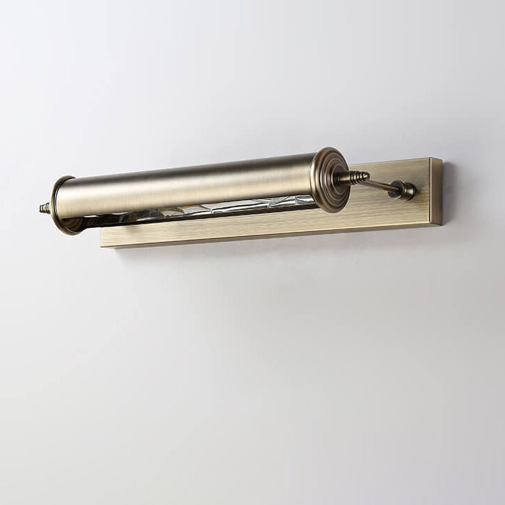 Bronze Iron Column Bar Wall Lamp