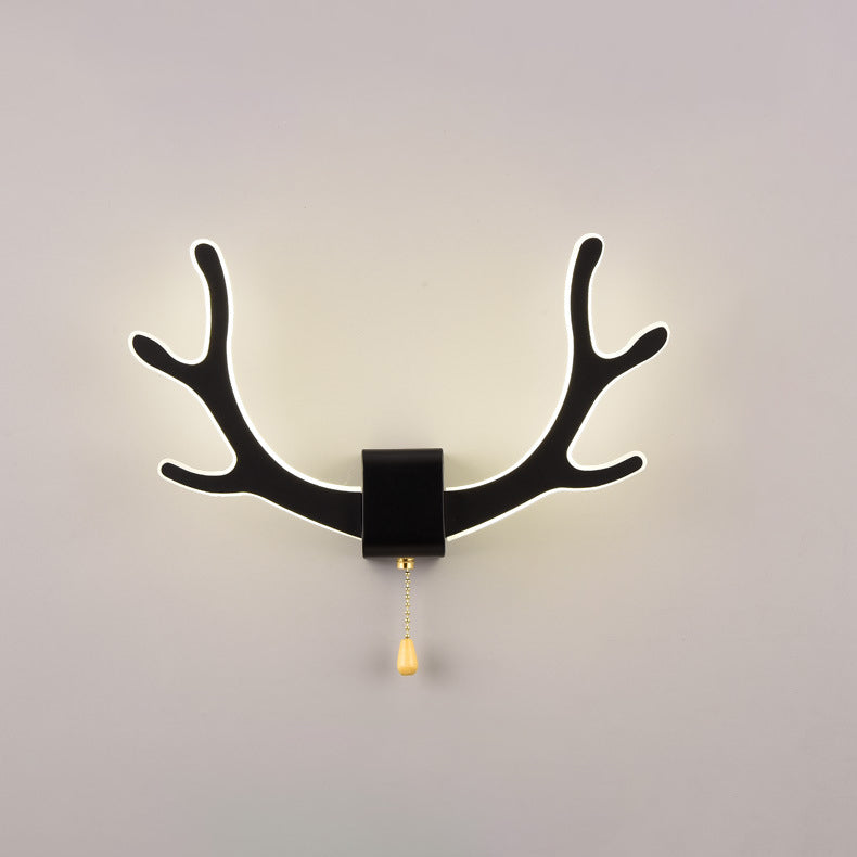 Acrylic Antler Shape Wall Lamp