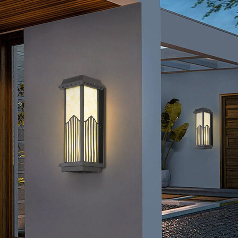 Aluminum Rectangular Column Outdoor Light