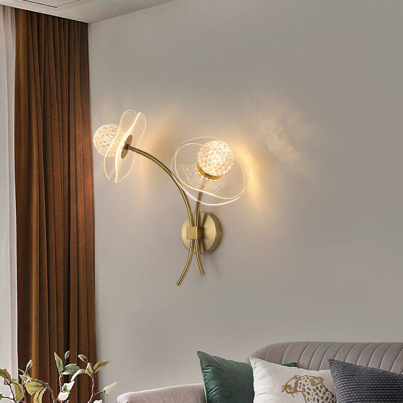 Lotus Flowers Acrylic Wall Lamp