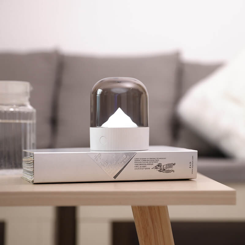 Snow Mountain PC Night Table Lamp