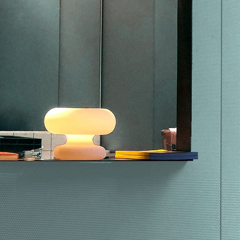 Donut Design Glass Table Lamp