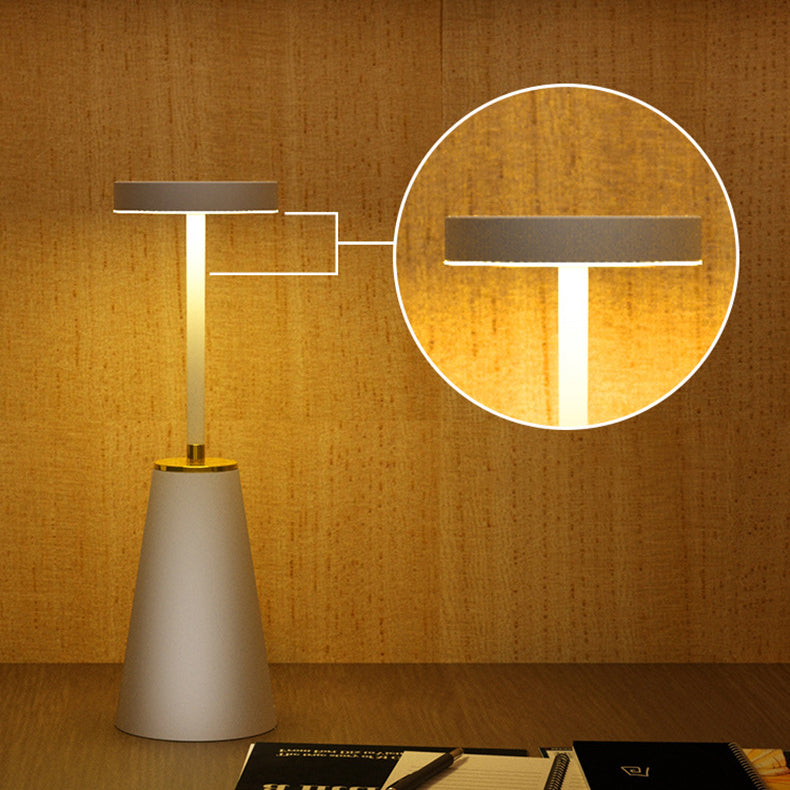 Cylindrical PC Iron Living Table Lamp
