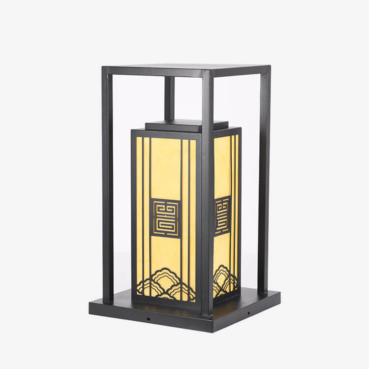 Imitation Marble Square Column Outdoor Light