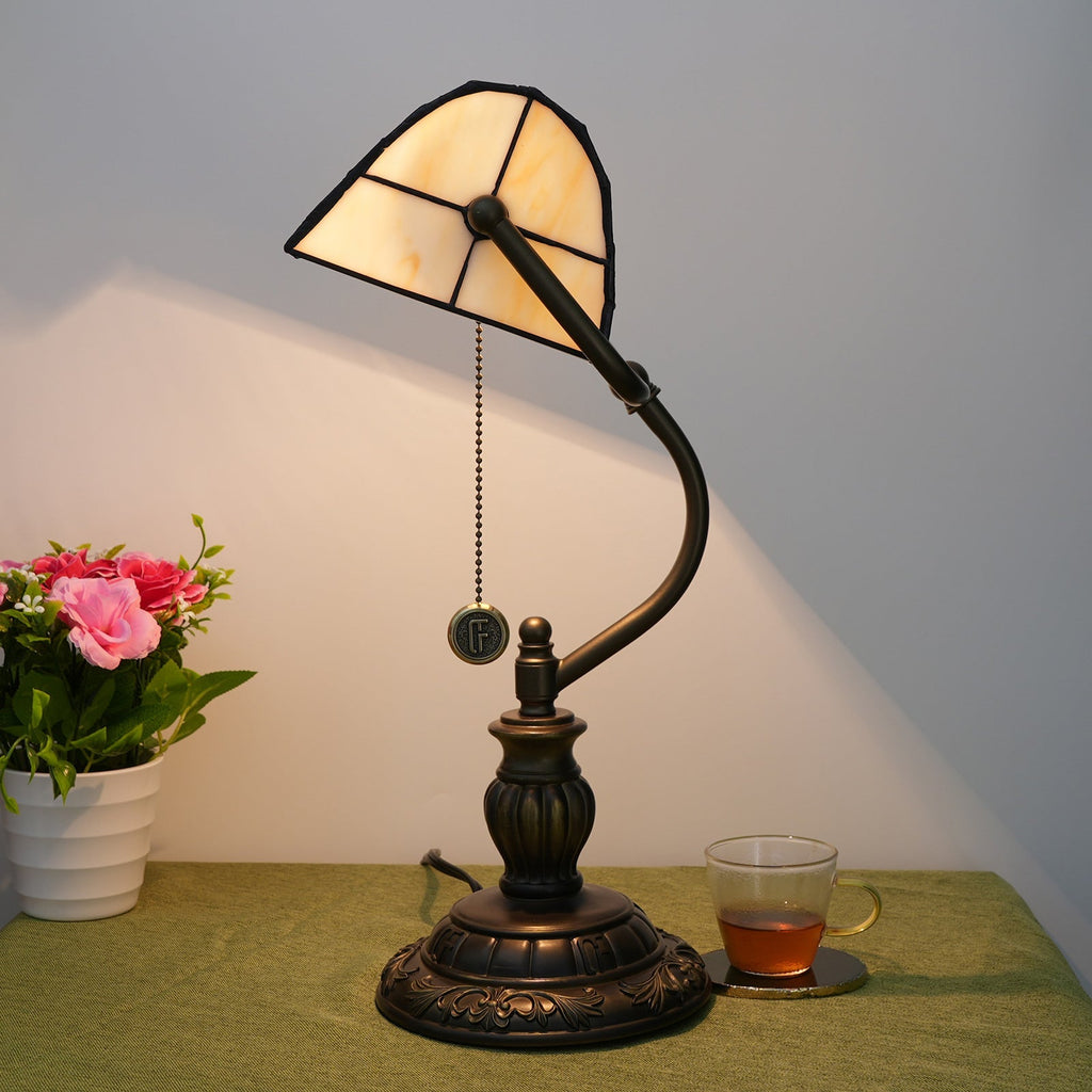 Angel Wings Stained Glass Table Lamp