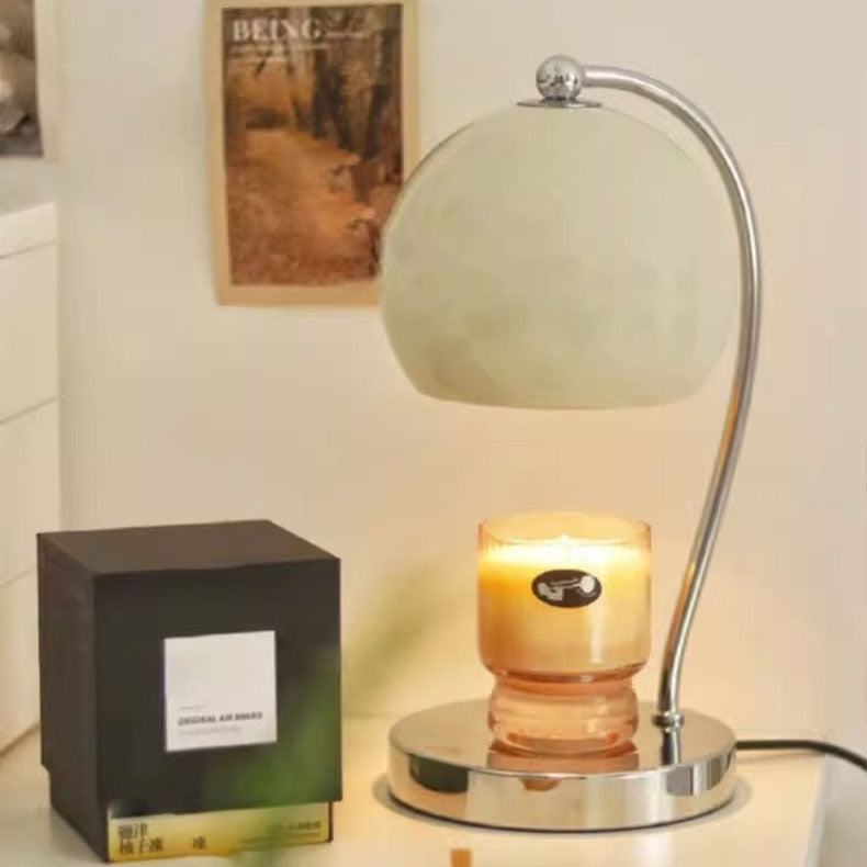 Iron Stainless Steel Round Table Lamp