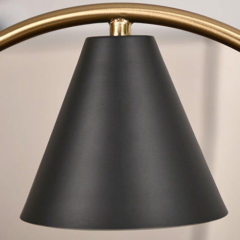 Tapered Hardware Wood Melting Table Lamp
