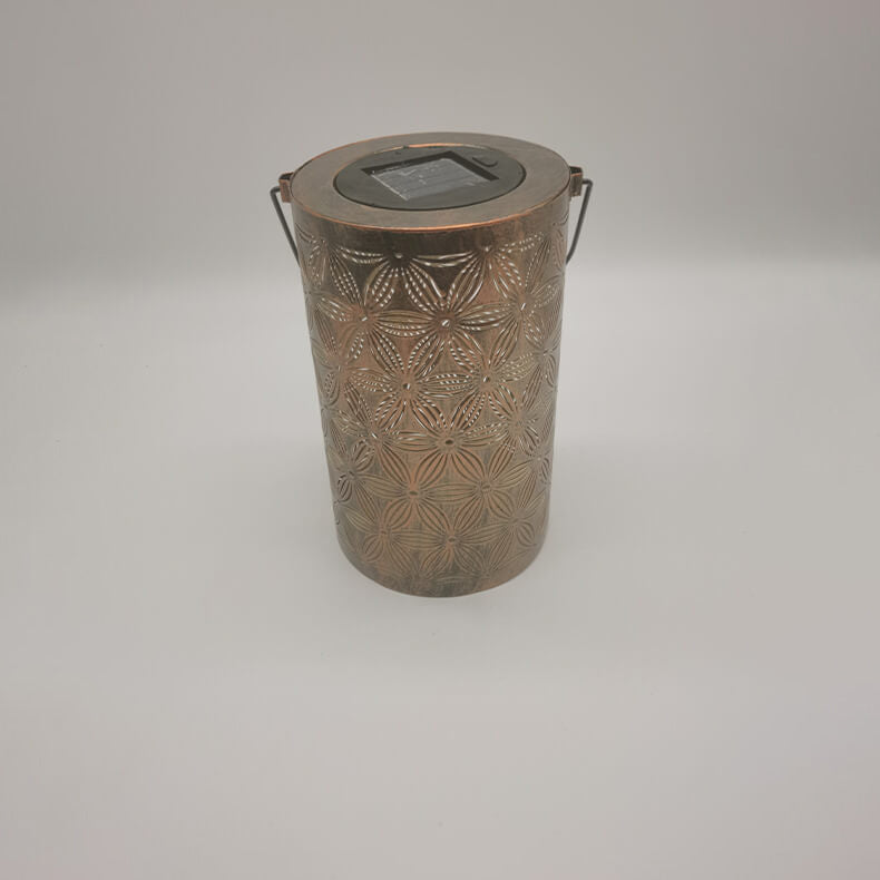 Solar Iron Cylinder Decorative Outdoor Light