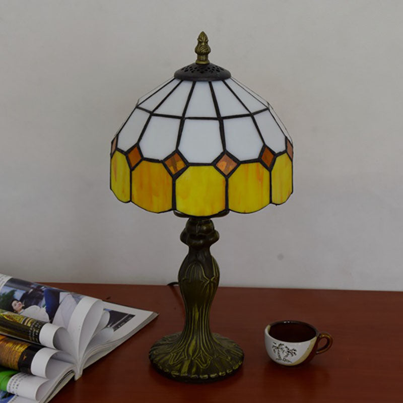 Cylinder Half Globe Aluminum Table Lamp