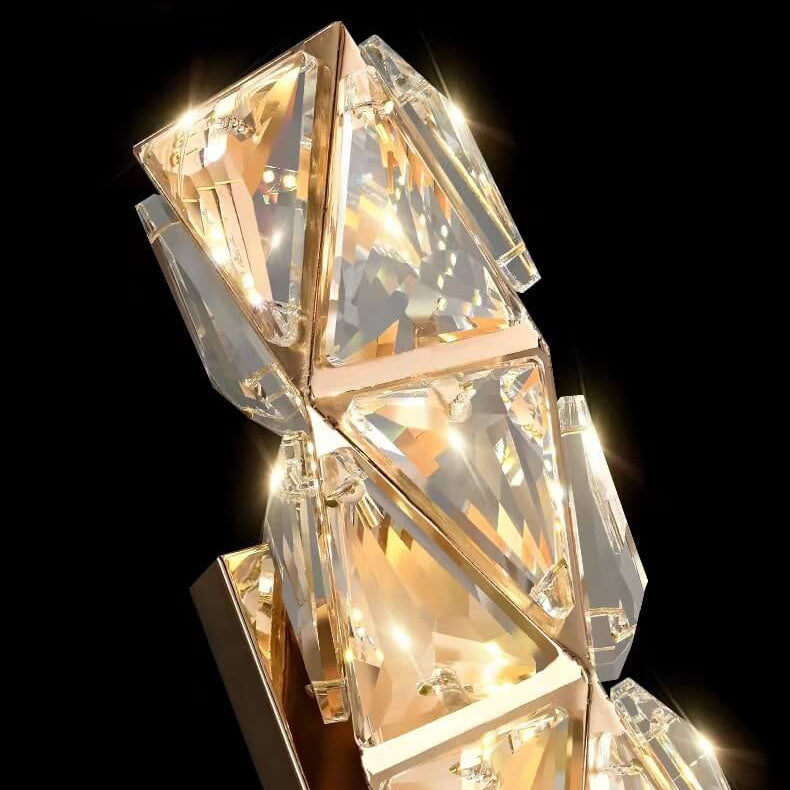 Gold Crystal Diamond Texture Wall Lamp