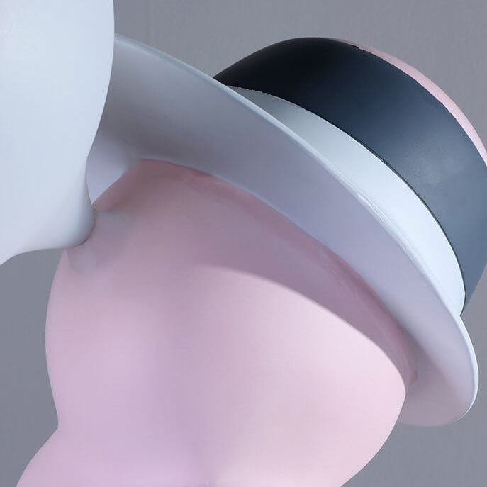 Human Sculpture Fiberglass Resin Floor Lamp