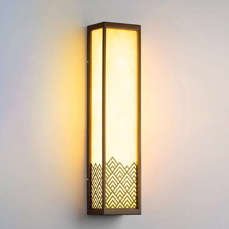 Stainless Steel Imitation Marble Outdoor Light