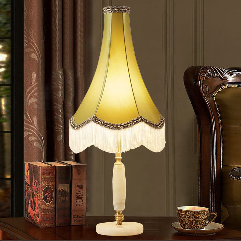 Court Tassel Copper Table Lamp