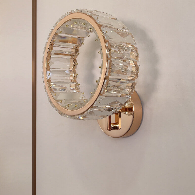Crystal Ring Wall Lamp