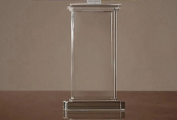 Fabric Lampshade Crystal Table Lamp