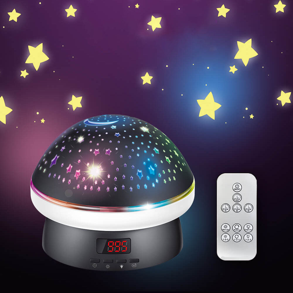Mushroom Star ABS Projection Table Lamp