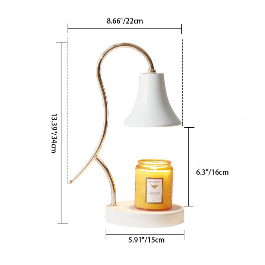 Iron Flower Shape Melting Table Lamp