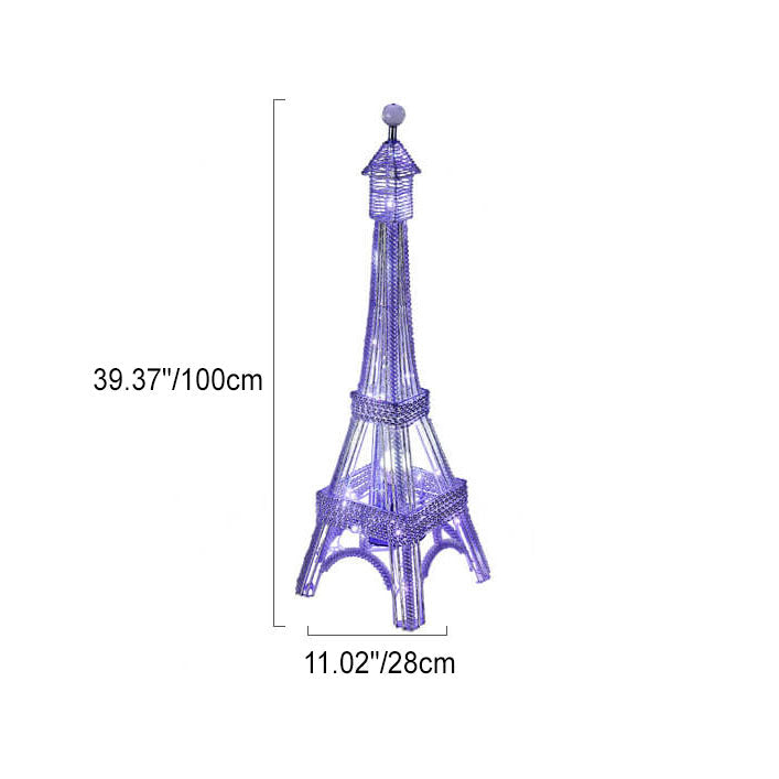 Decorative Aluminum Tower-Shaped Floor Lamp