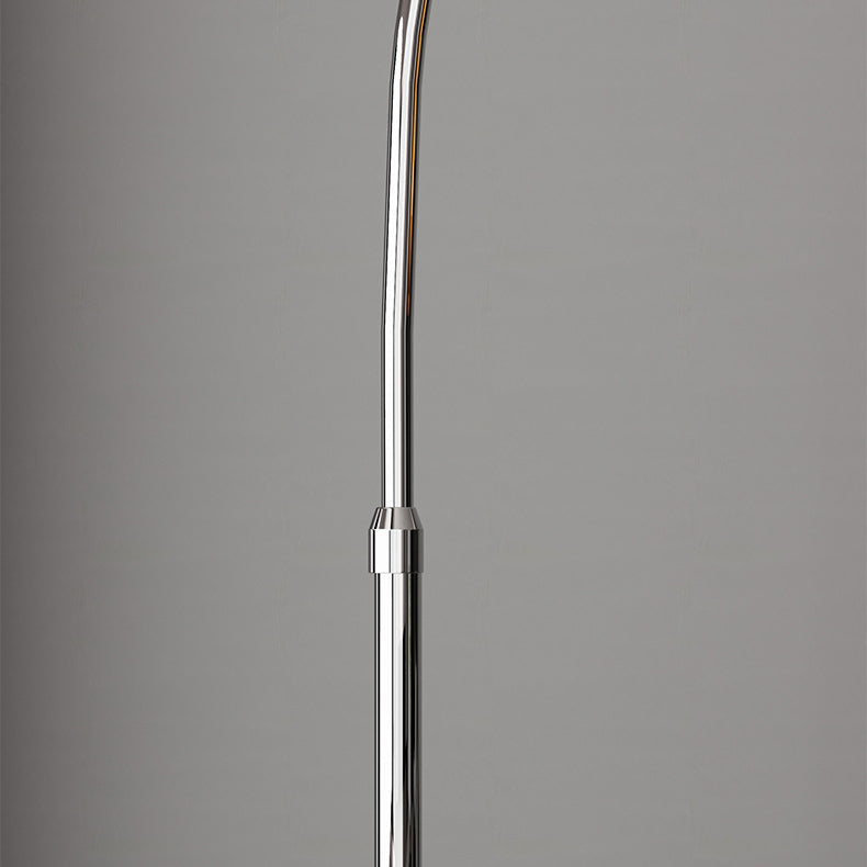 Contemporary Scandinavian Glass Round Floor Lamp