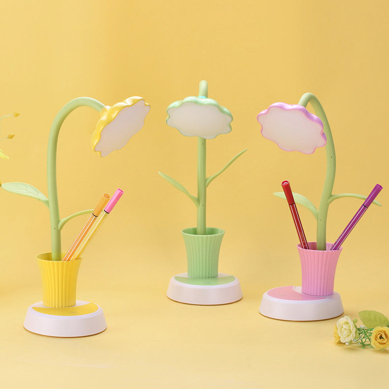 Sun Flower Pen Holder Table Lamp